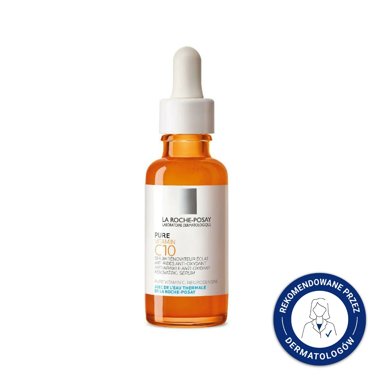 La Roche-Posay Pure Vitamin C 10 skoncentrowane serum przeciwzmarszczkowe z czystą witaminą C, 30 ml