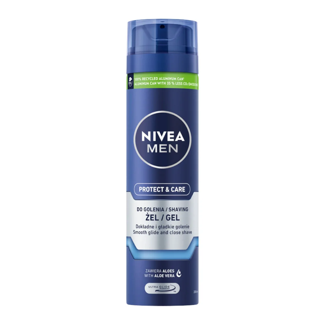 Nivea Protect & Care ochronny żel do golenia, 200 ml