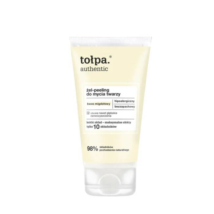 Tołpa Authentic, żel-peeling do mycia twarzy, 150 ml