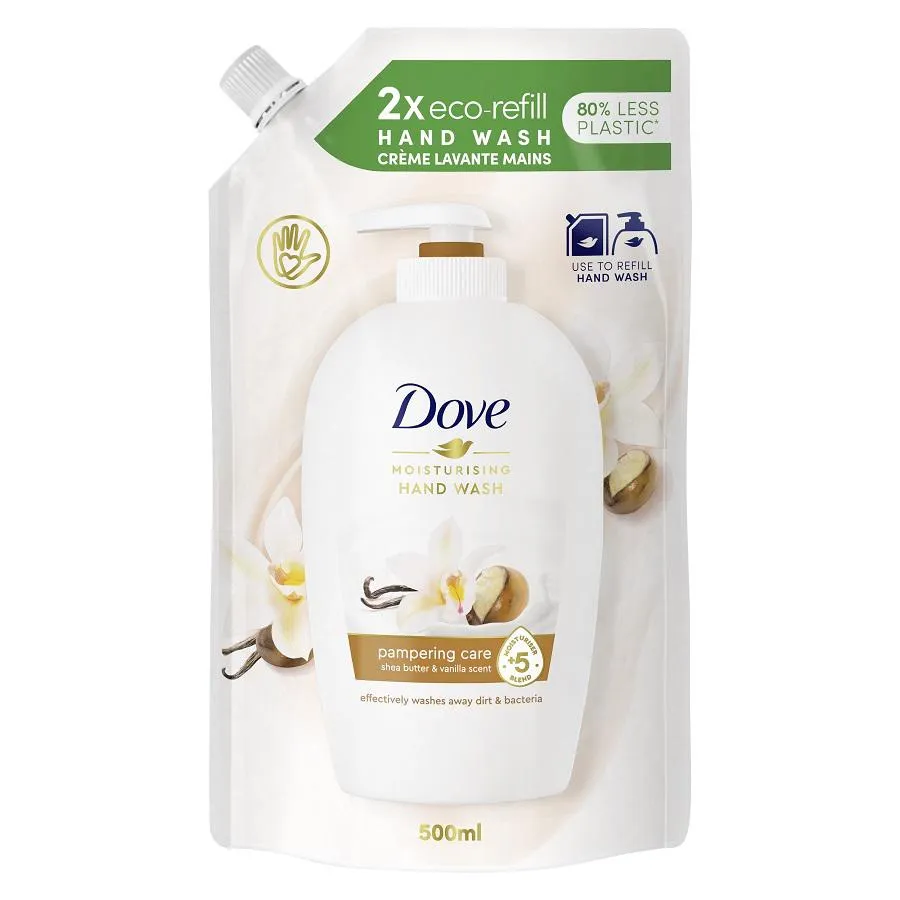 Dove Caring Hand Wash Shea Butter mydło w płynie – zapas, 500 ml