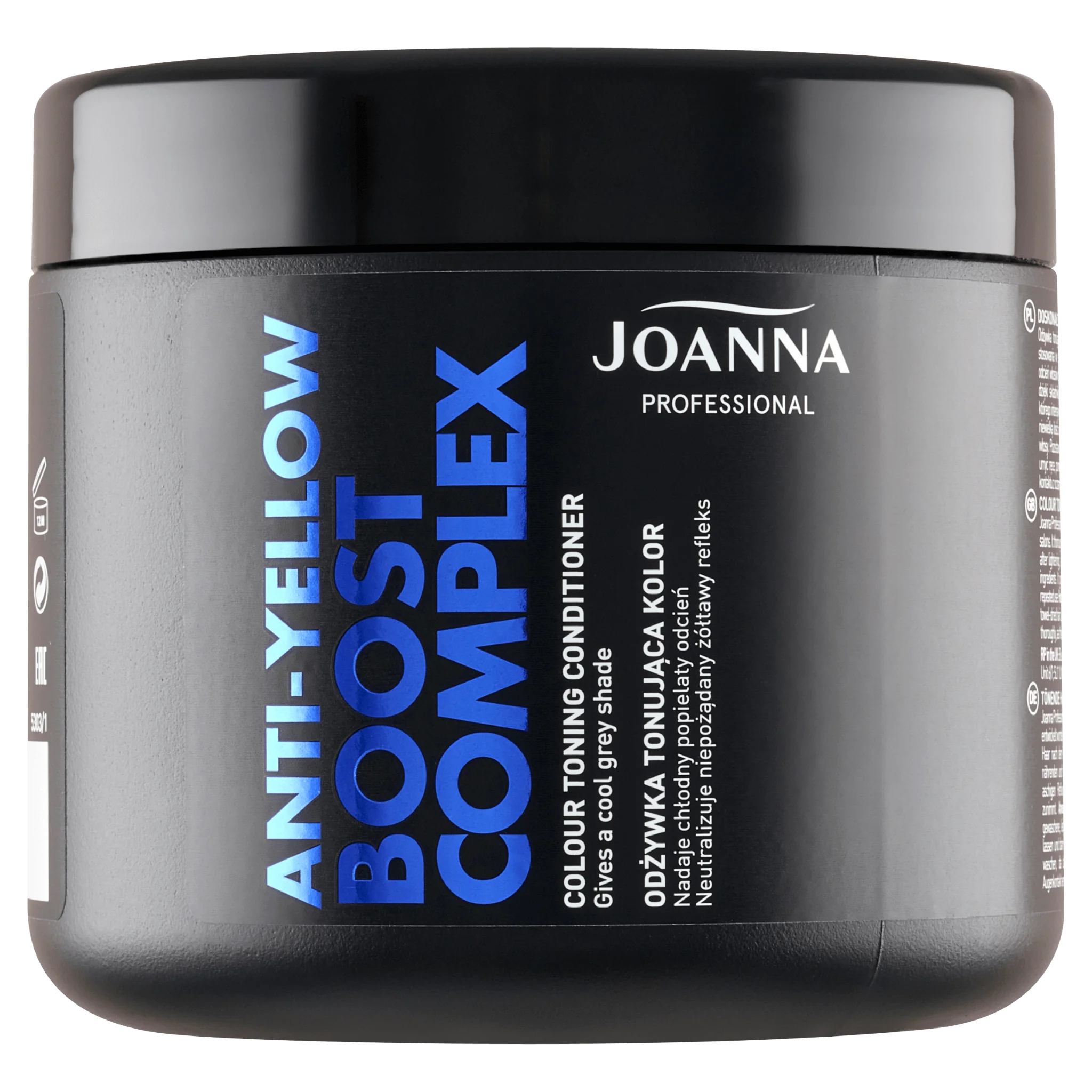 Joanna Professional Anti-Yellow Boost Complex odżywka tonująca kolor, popielata, 500 g