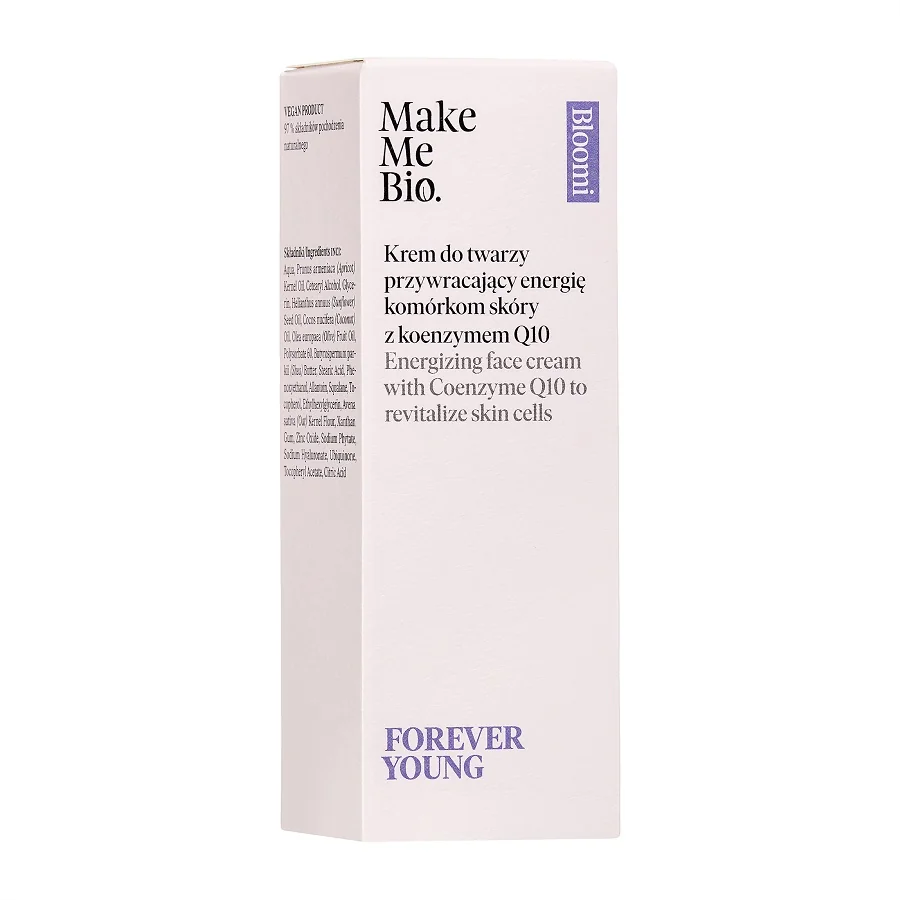 Make Me Bio Forever Young krem do twarzy przywracający energię komórkom skóry z koenzymem Q10, 30 ml