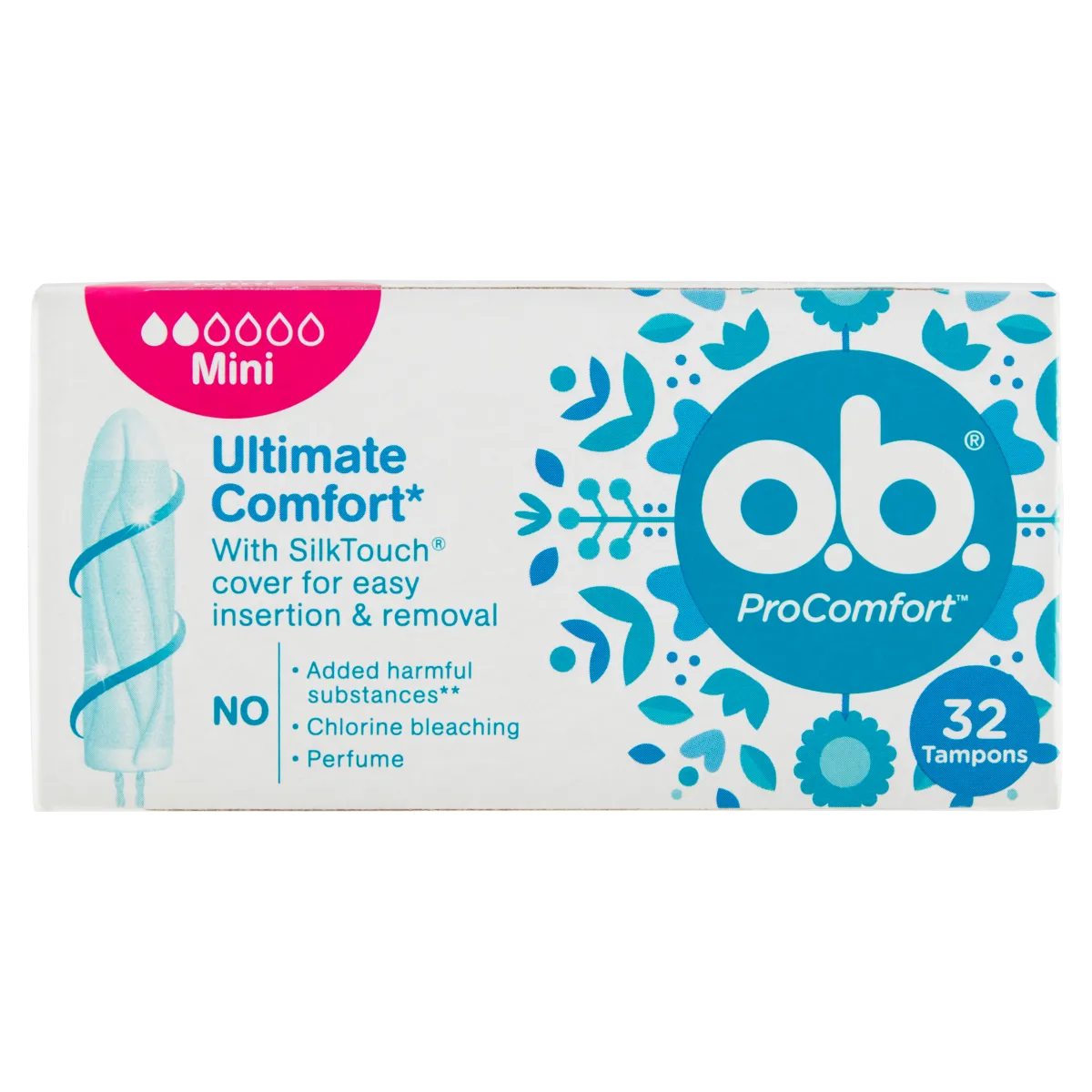 o.b. ProComfort Mini tampony, 32 szt.