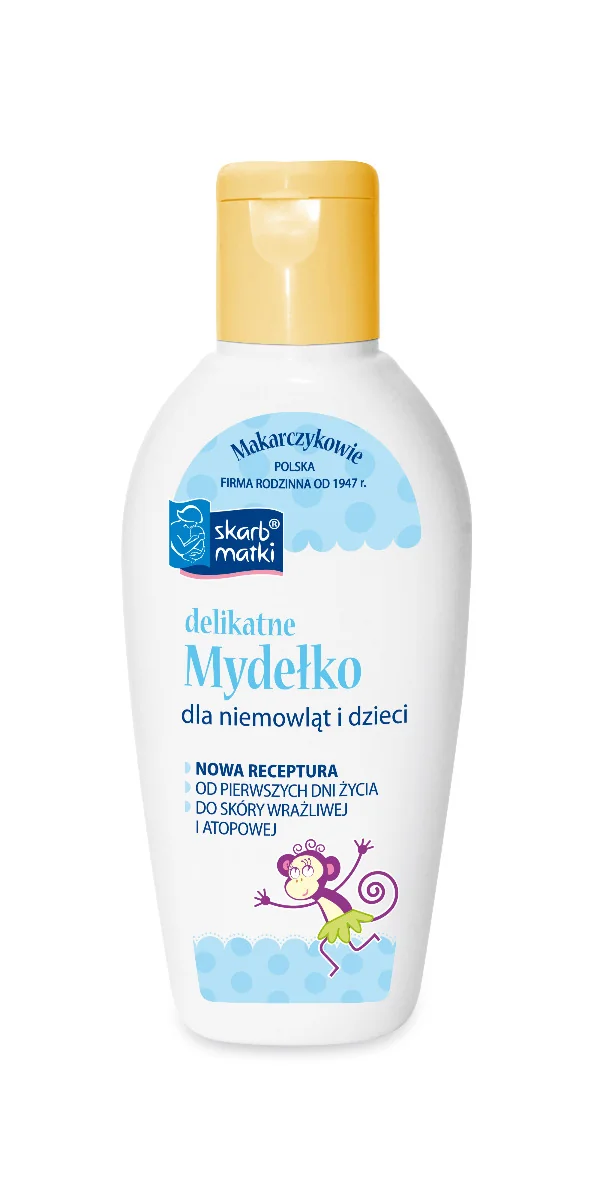 Skarb Matki Mini, delikatne mydełko dla niemowląt i dzieci, 80 ml