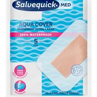 Plaster Salvequick Med Aqua Cover, 5 sztuk