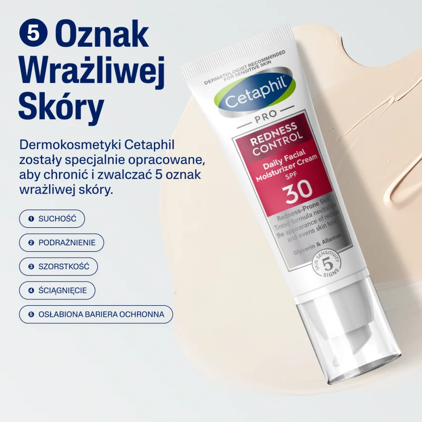 Cetaphil Pro Redness Controln krem nawilżający do twarzy SPF 30, 50 ml