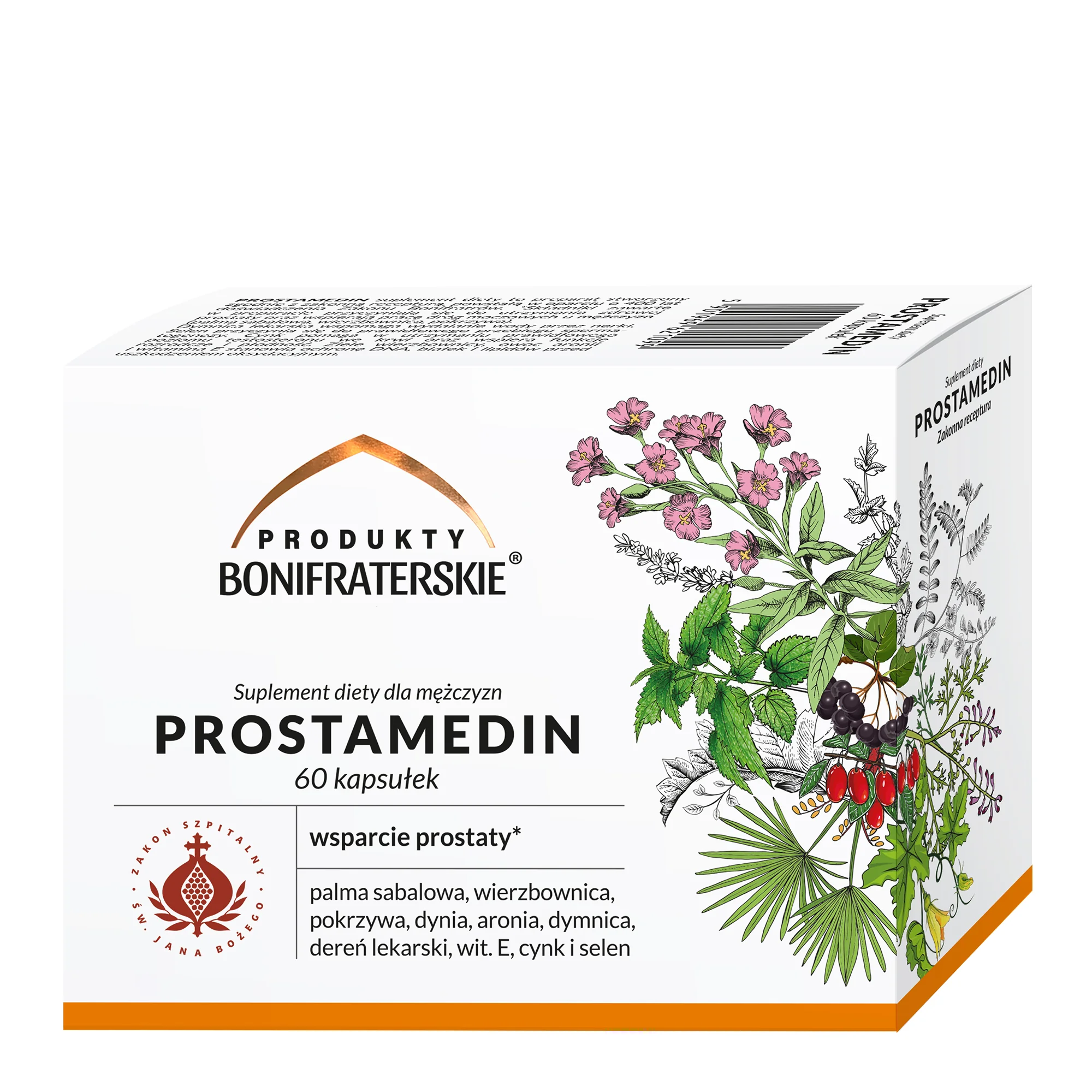 Produkty bonifraterskie Prostamedin, 60 kapsułek twardych