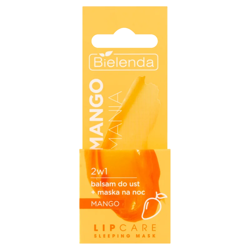 Bielenda Lip Care Sleeping Mask, balsam do ust + maska na noc 2w1 Mango, 10 g