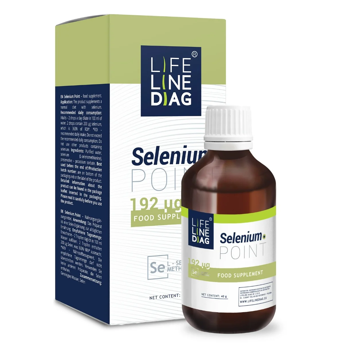 Lifelinediag Selenium.Point selen l-selenometionina, 40 g 