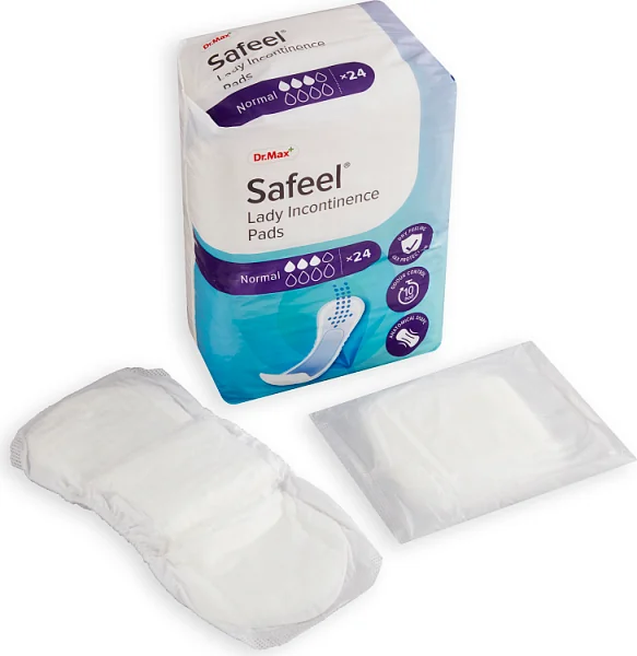 Safeel Lady Incontinence Pads Normal Dr. Max, wkładki do inkontynencji, 24 sztuki 