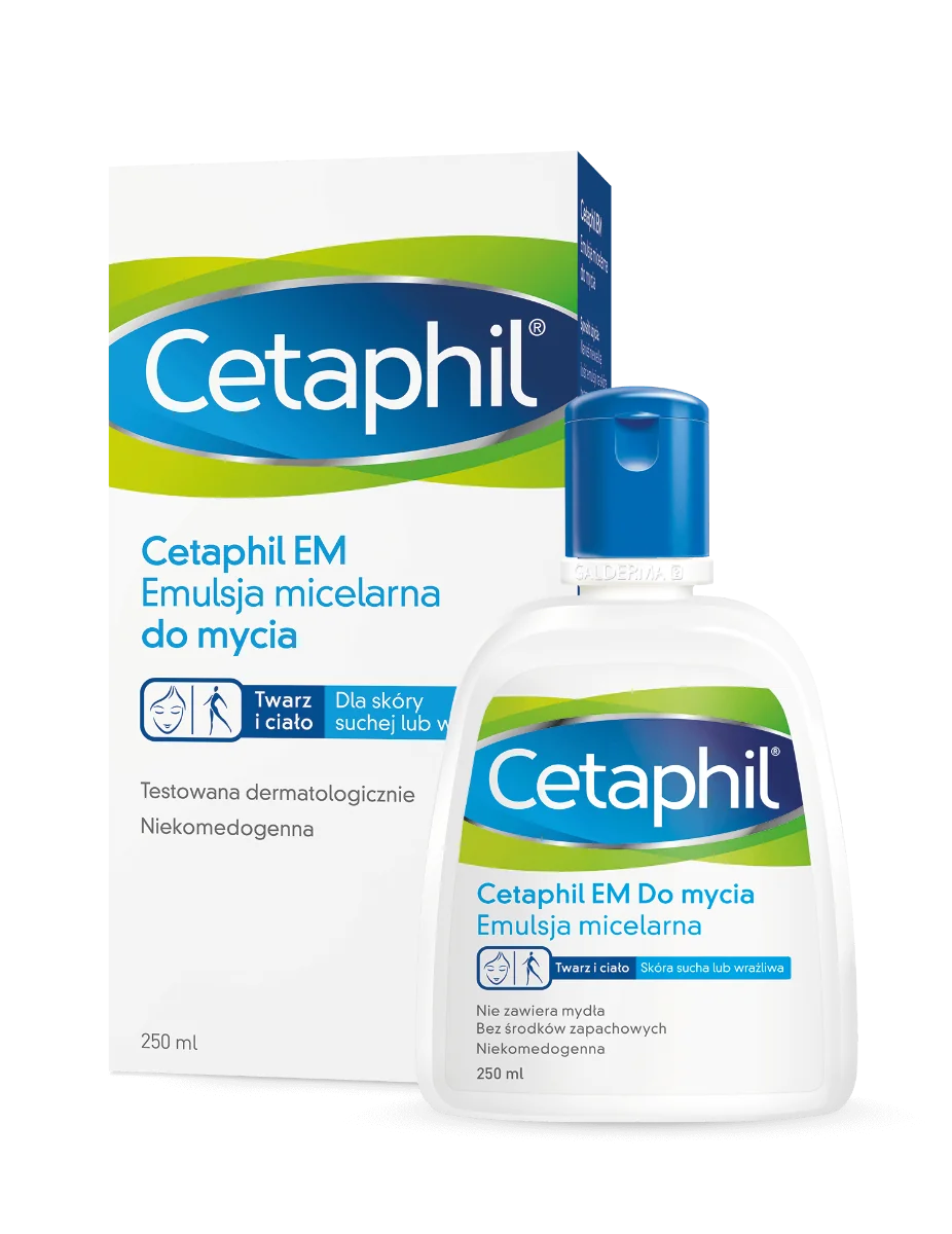 Cetaphil EM, emulsja micelarna do mycia, 250 ml