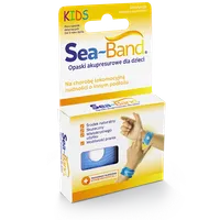 Sea-Band Opaski akupresurowe przeciw mdłościom dla dzieci, kolor niebieski, 1 para