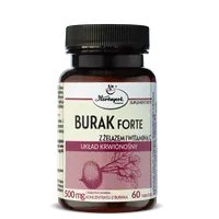 Burak Forte z żelazem i witaminą C,  60 tabletek