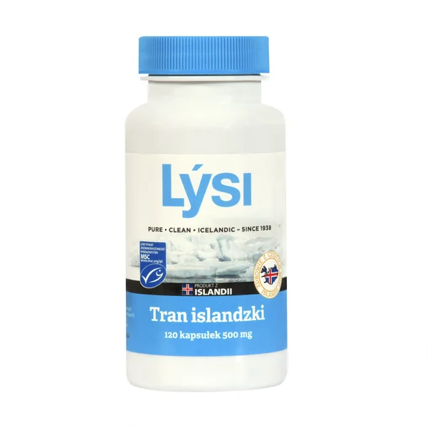 Lysi tran islandzki, 120 kapsułek