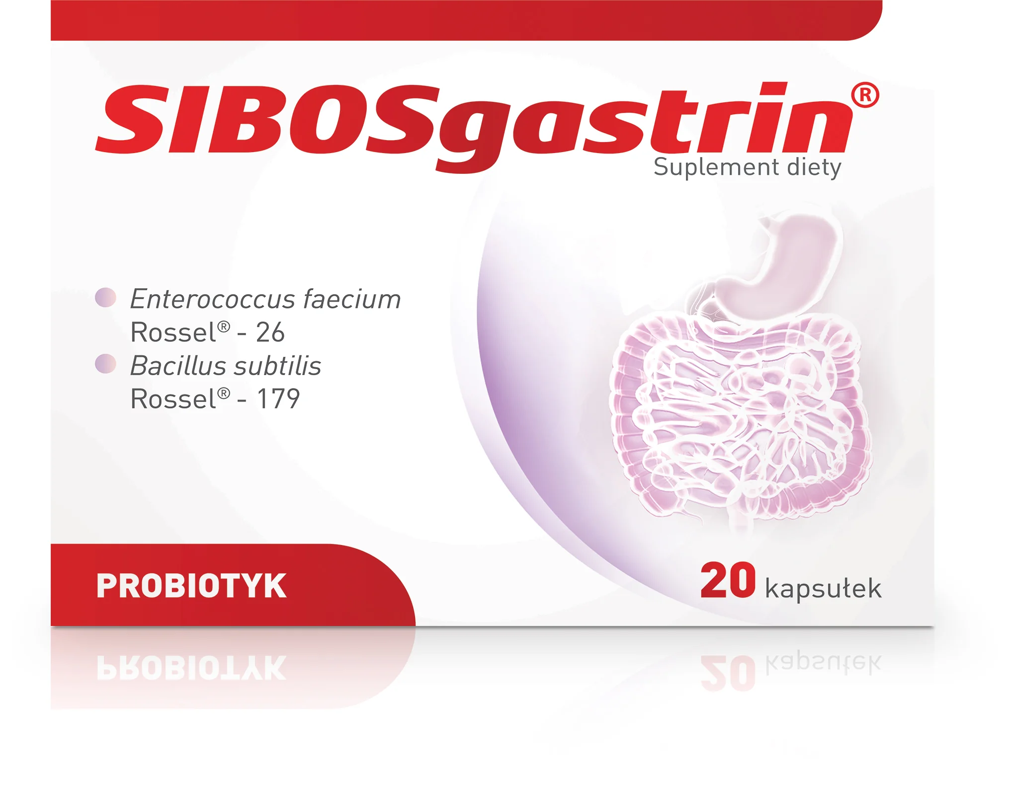 SIBOSgastrin 20 kapsułek 