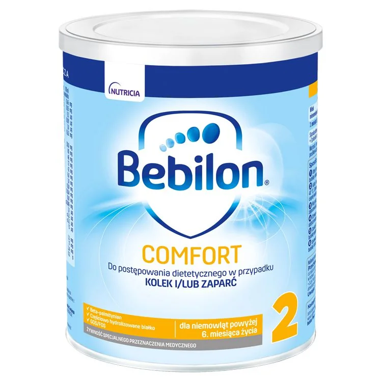 Bebilon Comfort 2, mleko dla niemowląt z tendencją do kolek po 6. miesiącu, 400 g