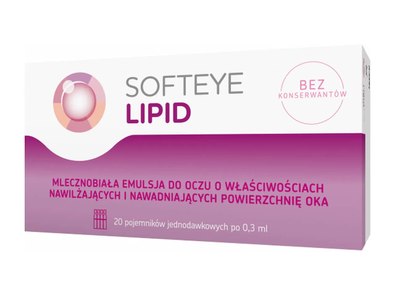 Softeye Lipid, 0,3 ml, 20 pojemników