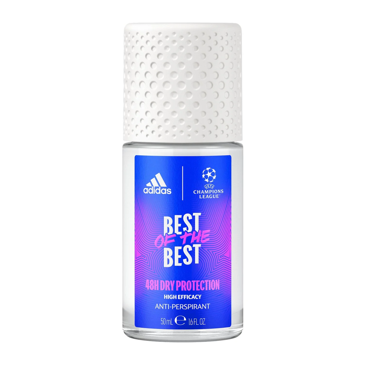 adidas Champions League Best of the Best, antyperspirant w kulce dla mężczyzn, 50 ml