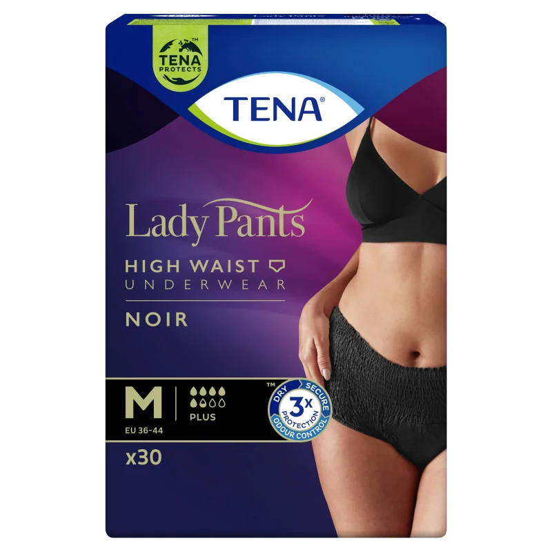 Tena Lady Pants Plus Noir, bielizna chłonna, medium 75-105 cm, 30 sztuk