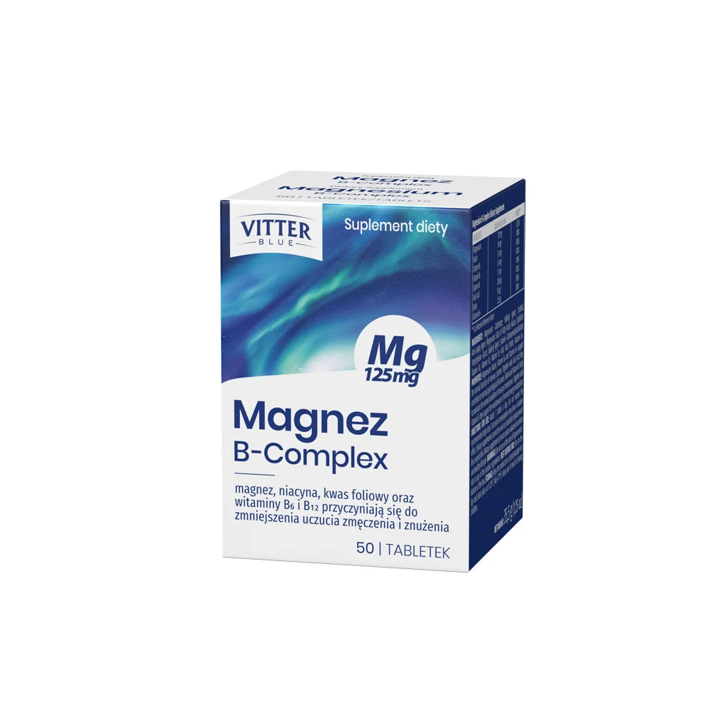 Magnez B-Complex Vitter Blue, 50 tabletek