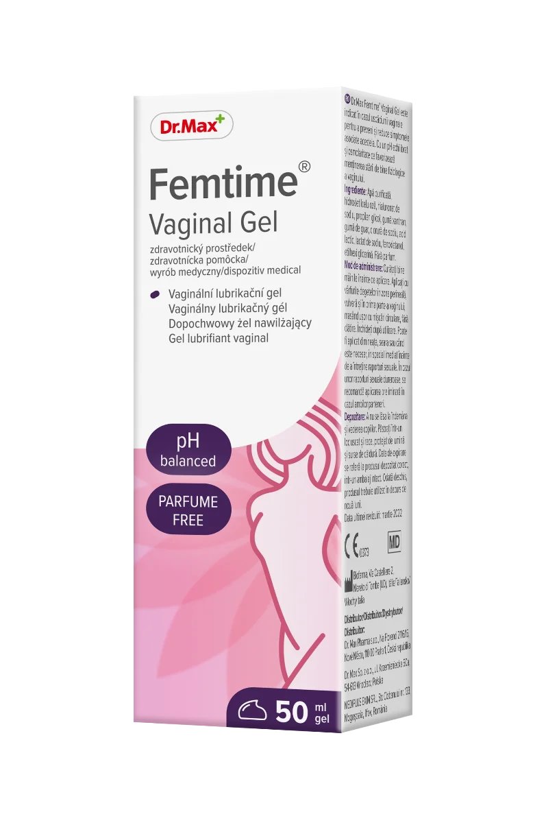 Femtime Vaginal Gel Dr. Max, dopochwowy żel nawilżający, 50 ml