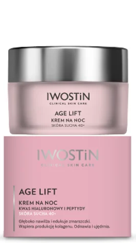 Iwostin Age Lift, Krem na noc skóra sucha 40+, 50 ml