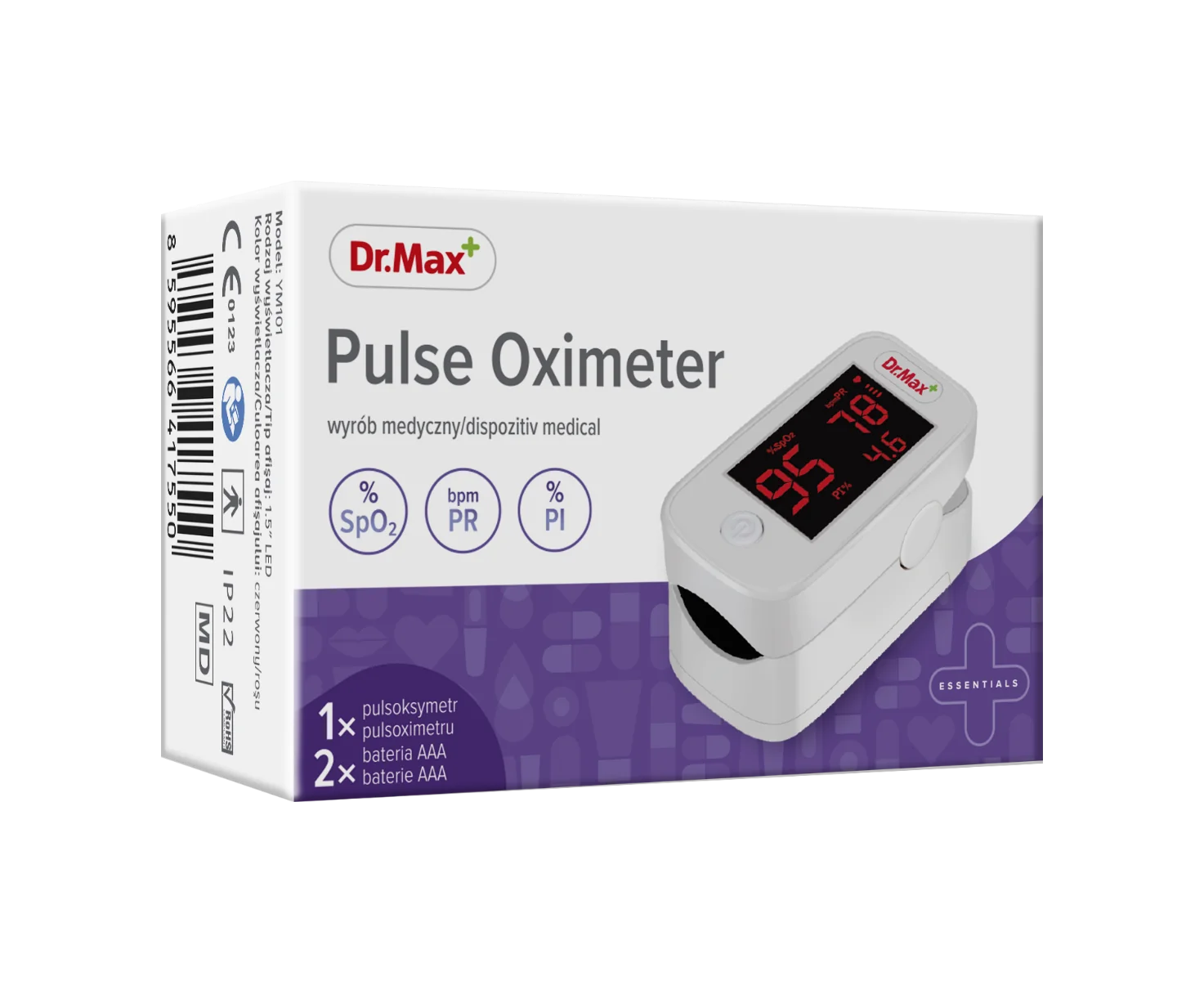 Pulse Oximeter Dr. Max, 1 sztuka