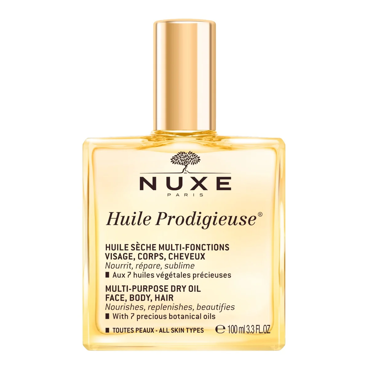 Nuxe Huile Prodigieuse Suchy olejek do ciała, twarzy i włosów, 100 ml