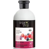 Organic Shop Vitamine Recharge płyn do kąpieli z organicznymi malinami i jagodami acai, 500 ml