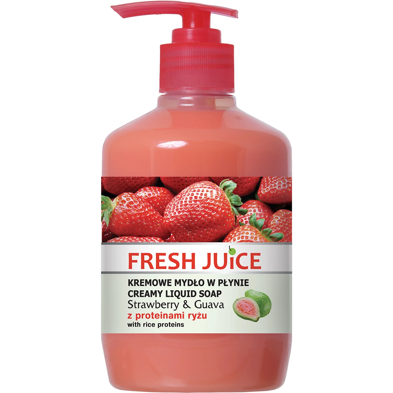 Fresh Juice mydło w płynie Truskawka i Guava, 460 ml