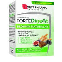 Forte Digest Błonnik Naturalny, suplement diety, 12 kostek do żucia