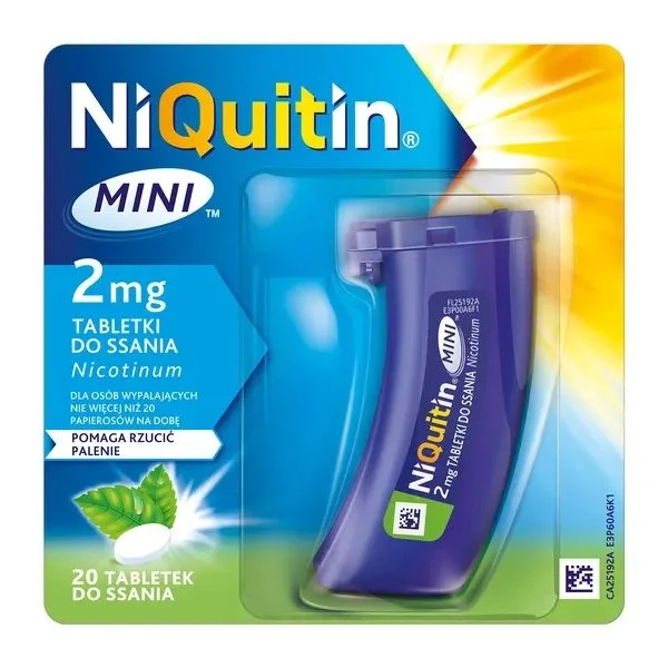 NiQuitin MINI 2mg, 20 szt.