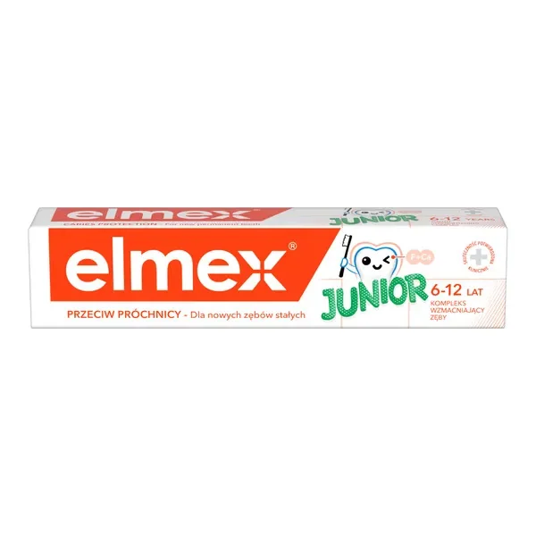 Elmex Junior, pasta dla dzieci 6-12 lat, 75 ml