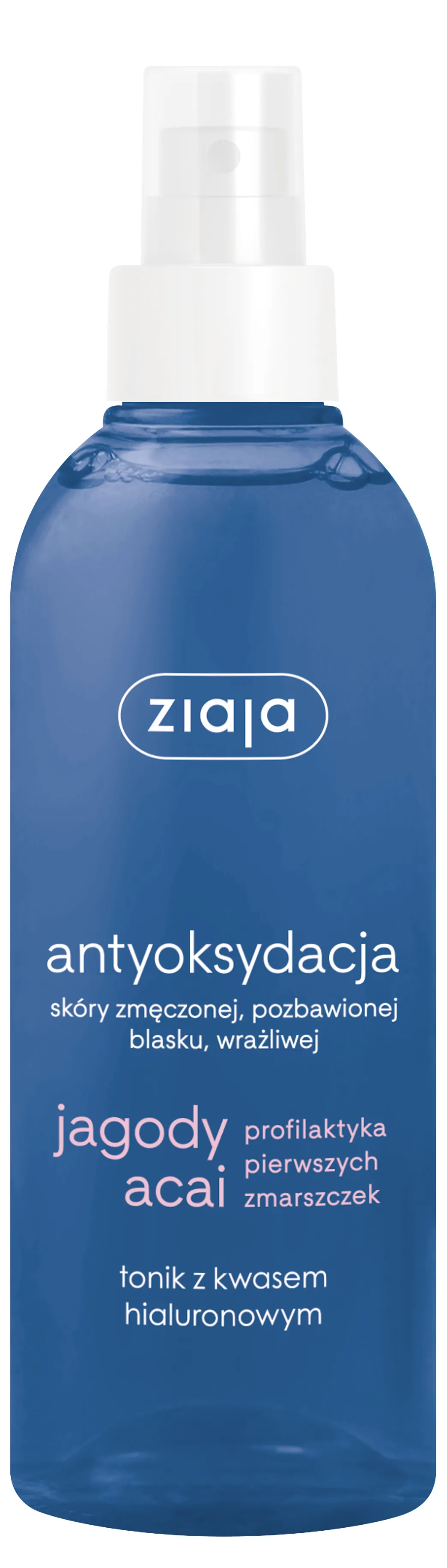 Ziaja Jagody Acai, tonik z kwasem hialuronowym 200 ml