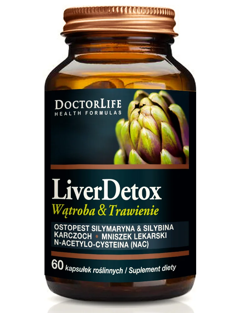 Doctor Life Liver Detoks Wątroba & Trawienie, 60 kapsułek