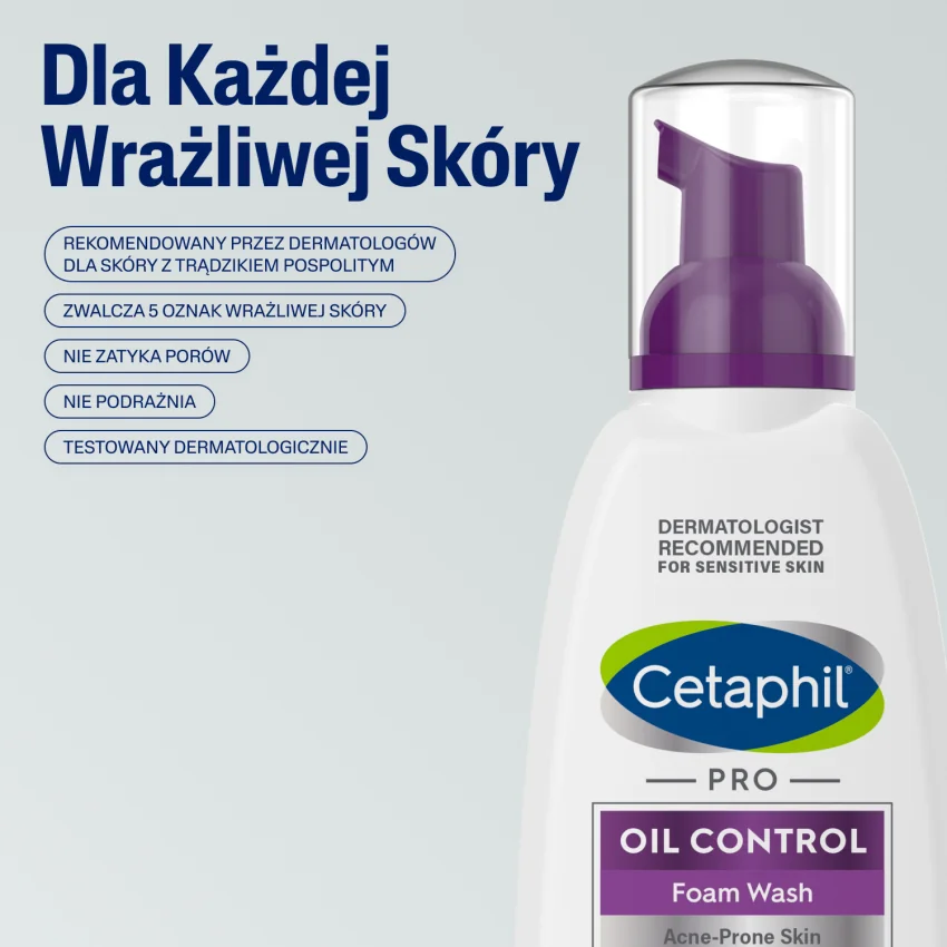 Cetaphil Pro Oil Control pianka do mycia, 236 ml