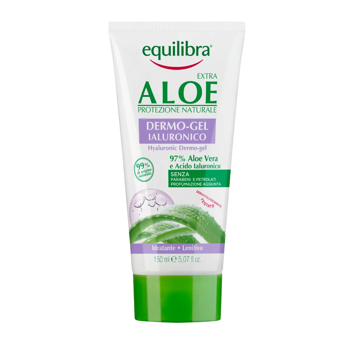 Equilibra Extra Aloe aloesowy dermo-żel z kwasem hialuronowym, 150 ml