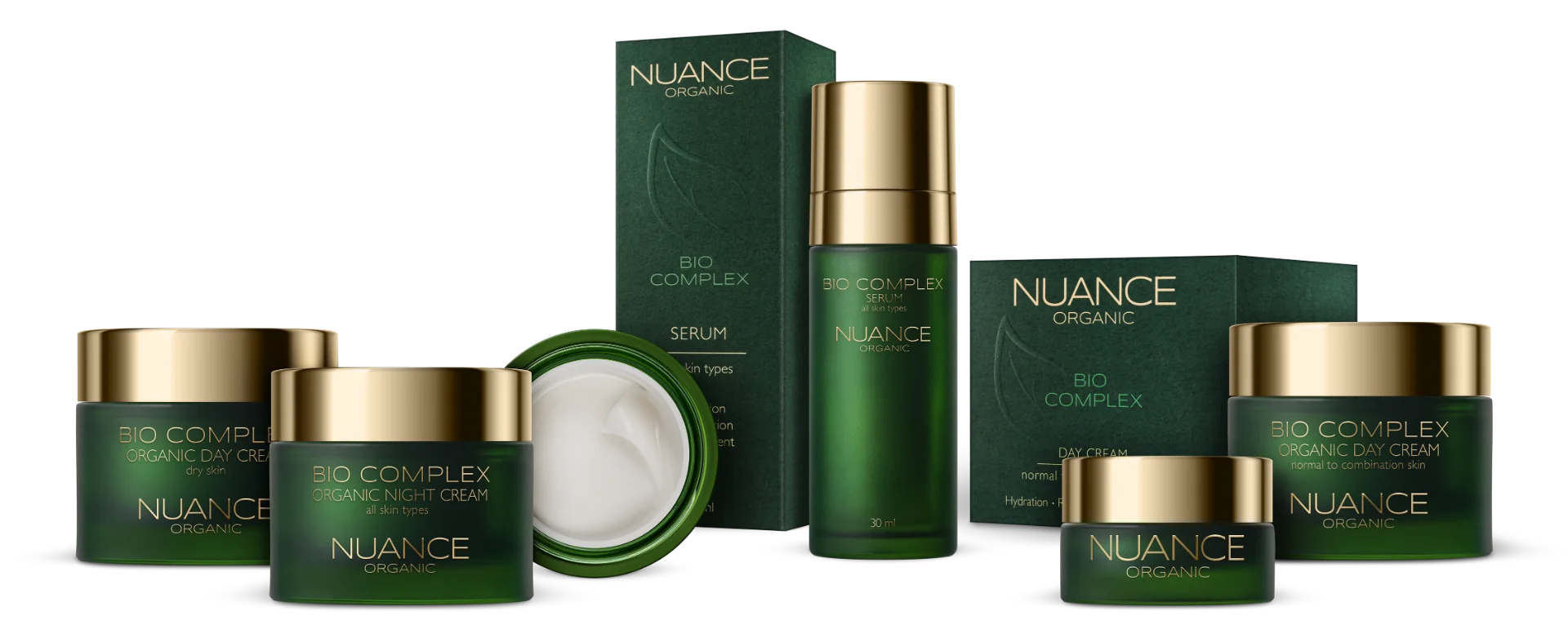 Nuance Organic Bio Complex, krem na dzień do skóry normalnej i mieszanej, 50 ml 