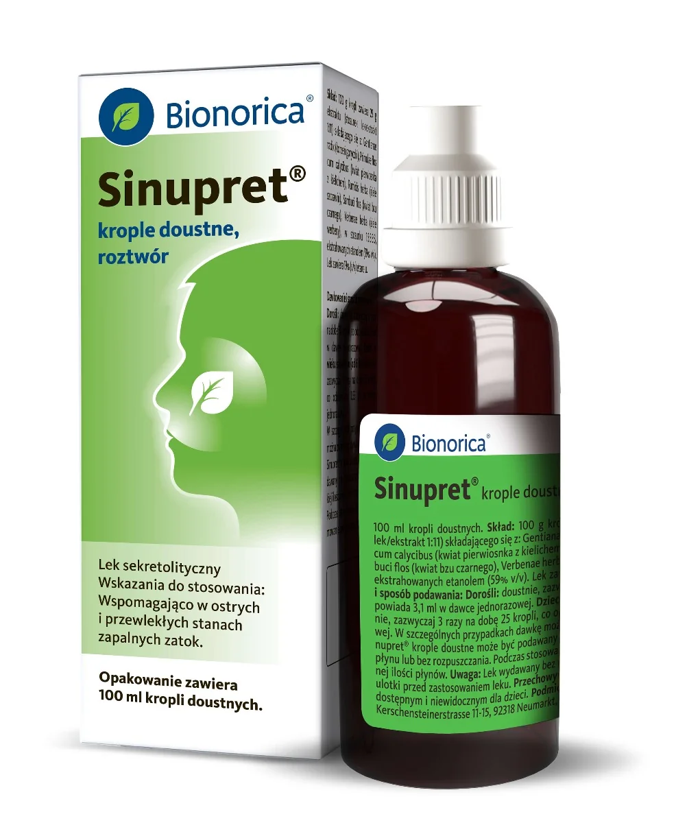 Sinupret, krople doustne, 100 ml