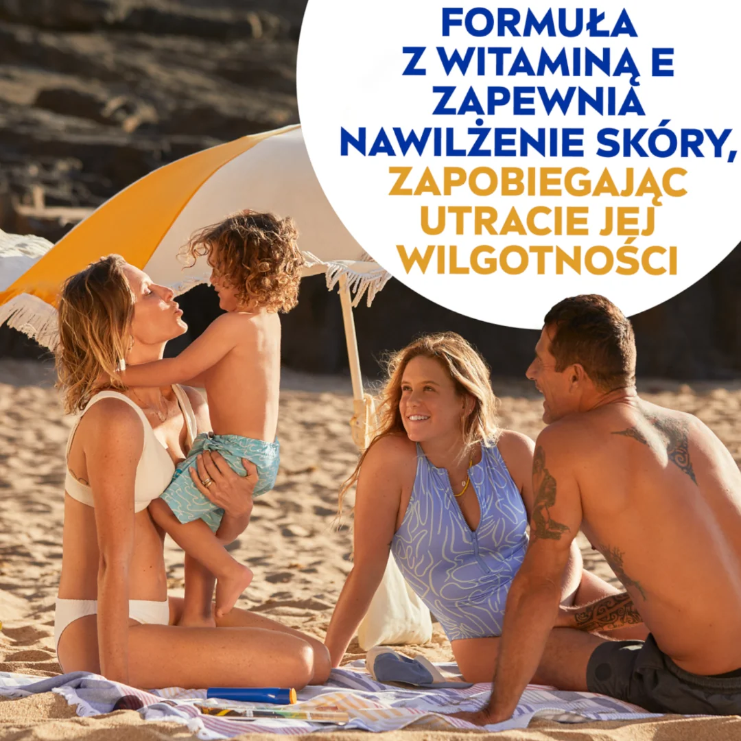 Nivea Sun Protect & Moisture nawilżający balsam do opalania SPF 50+, 200 ml