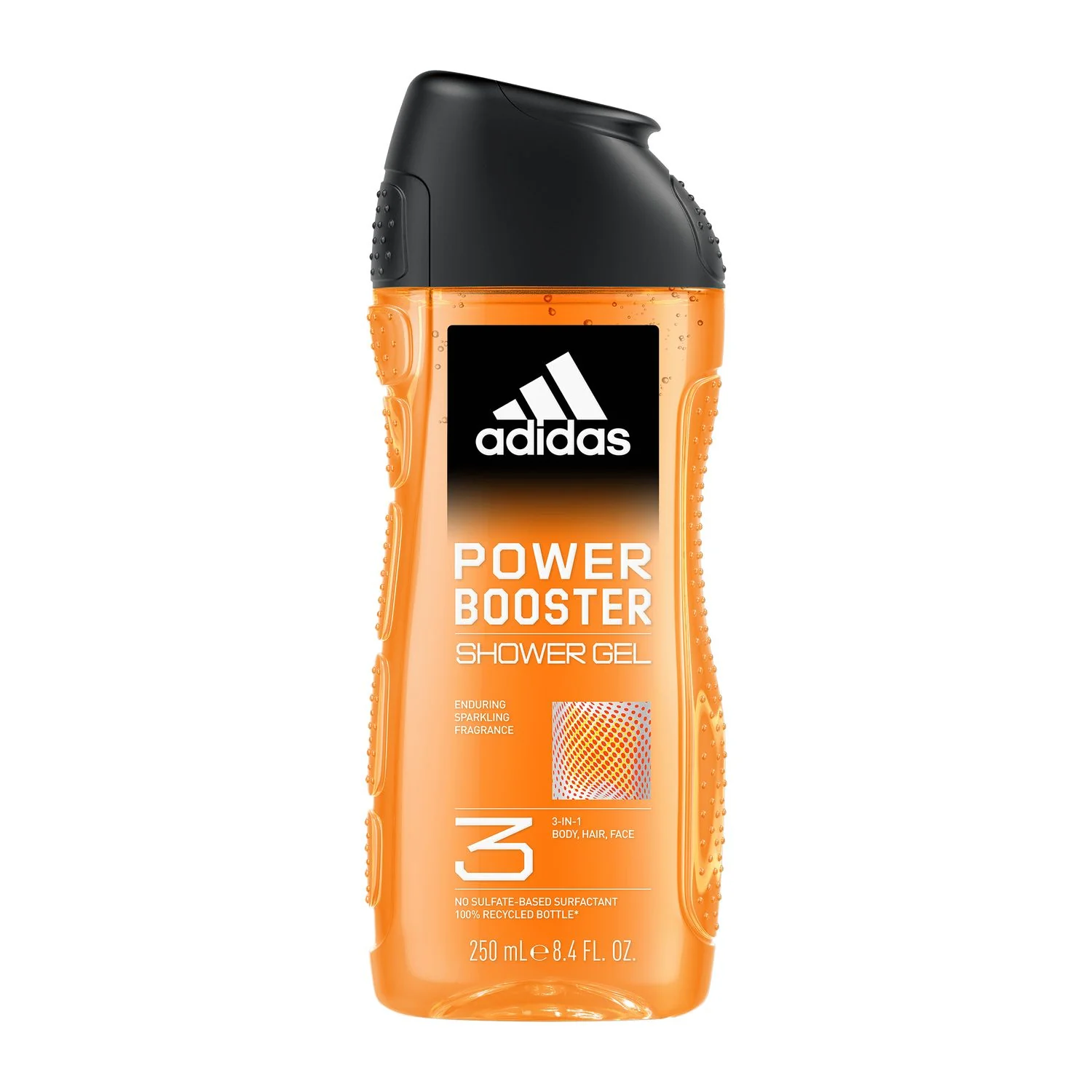 adidas Power Booster, żel pod prysznic 3 w 1 dla mężczyzn, 250 ml