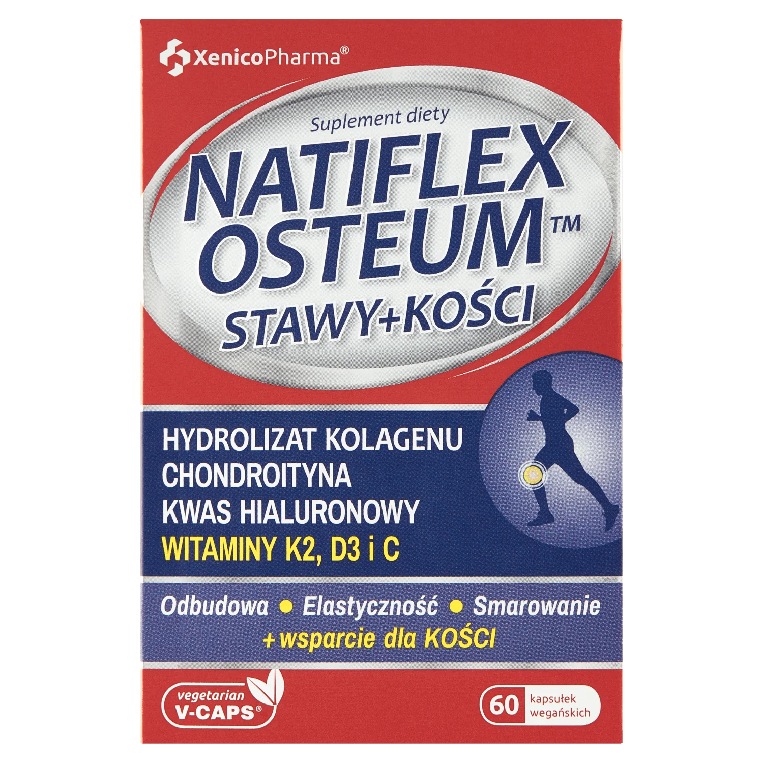 Natiflex Osteum suplement diety, 60 kapsułek