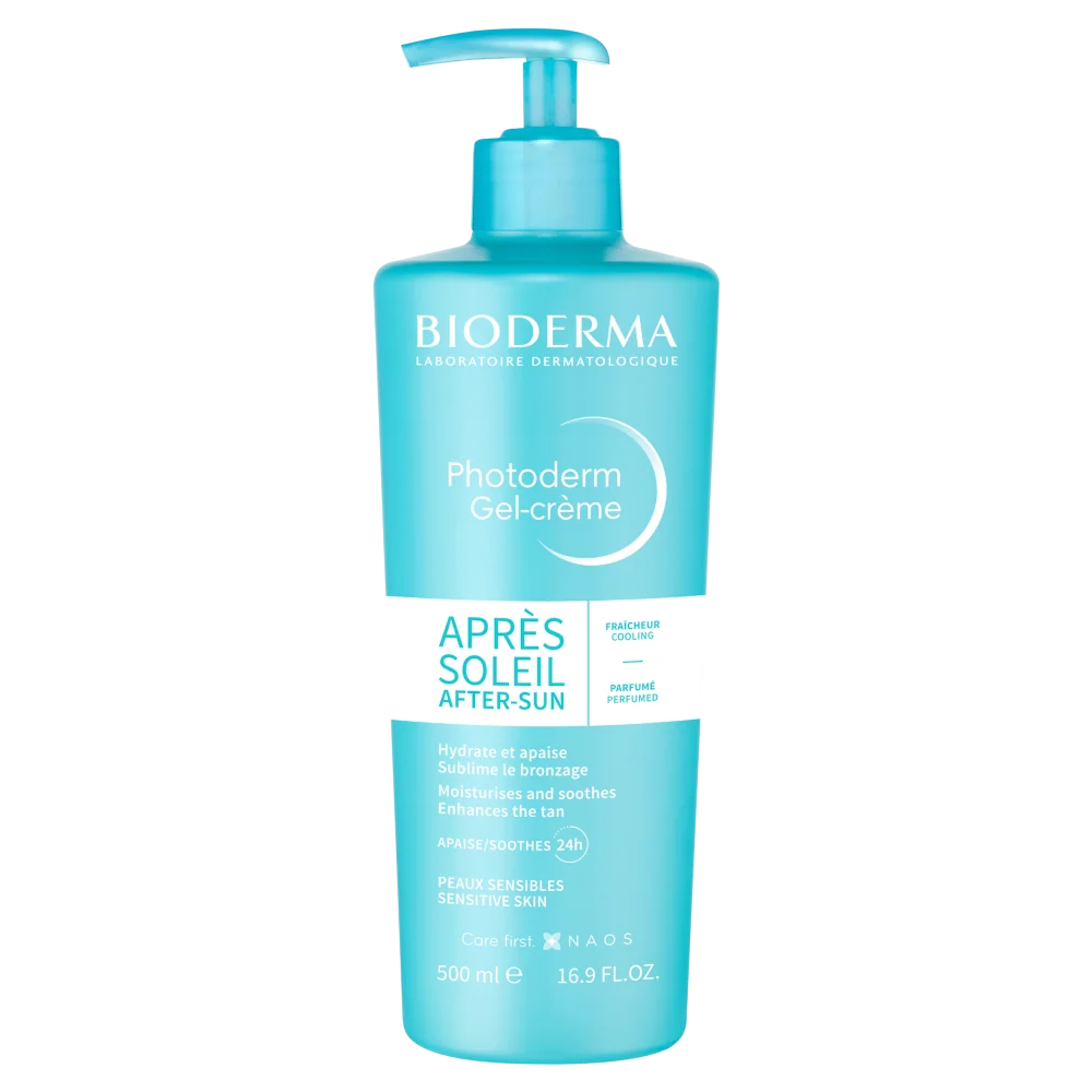 Bioderma Photoderm Gel-Creme Apres-Soleil Fraicheur, Łagodzący żel-krem przedłużający opaleniznę 500 ml