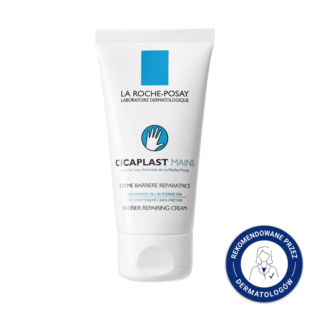 La Roche-Posay Cicaplast, regenerujący, barierowy krem do rąk, 50 ml