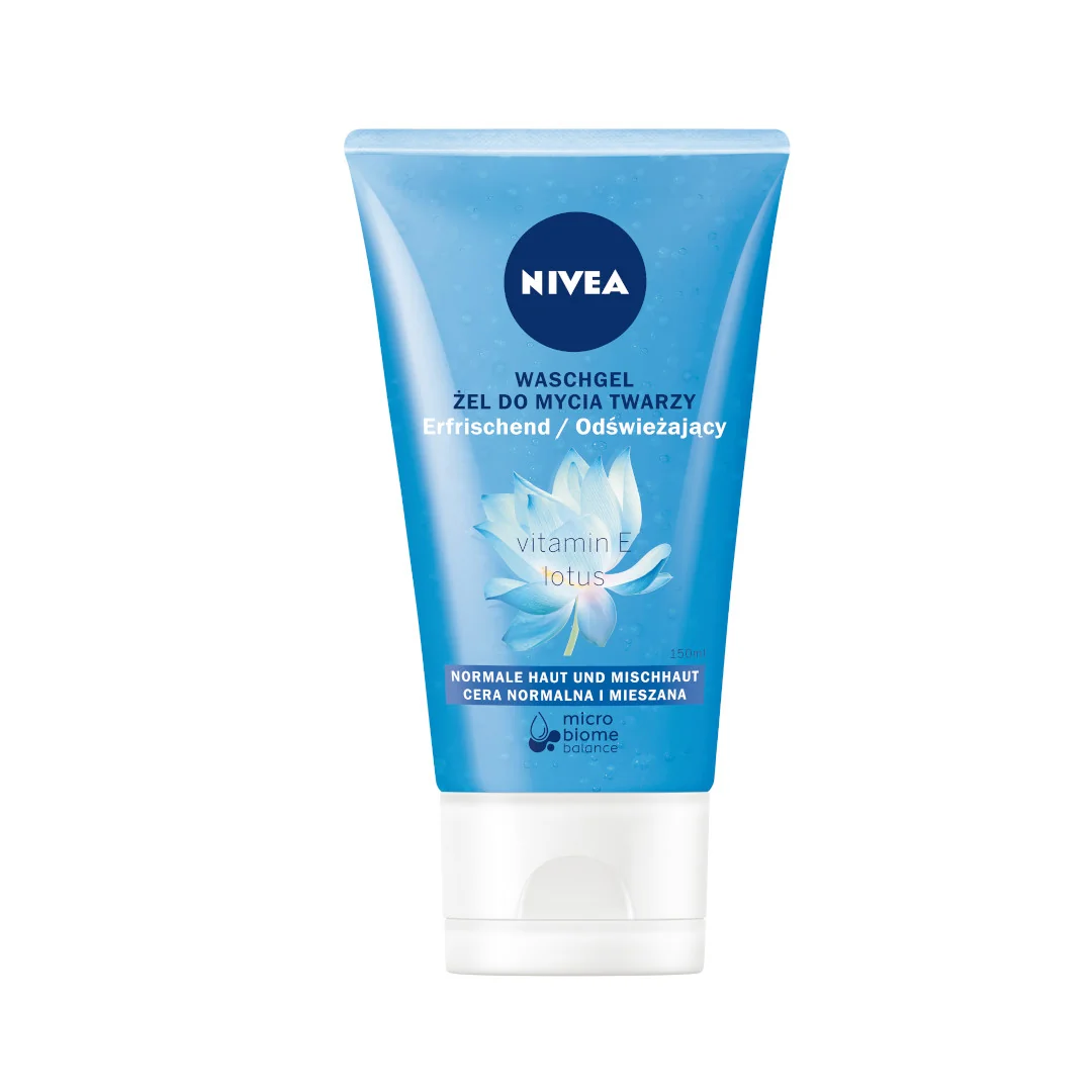 Nivea Żel do mycia twarzy cera normalna i mieszana, 150 ml