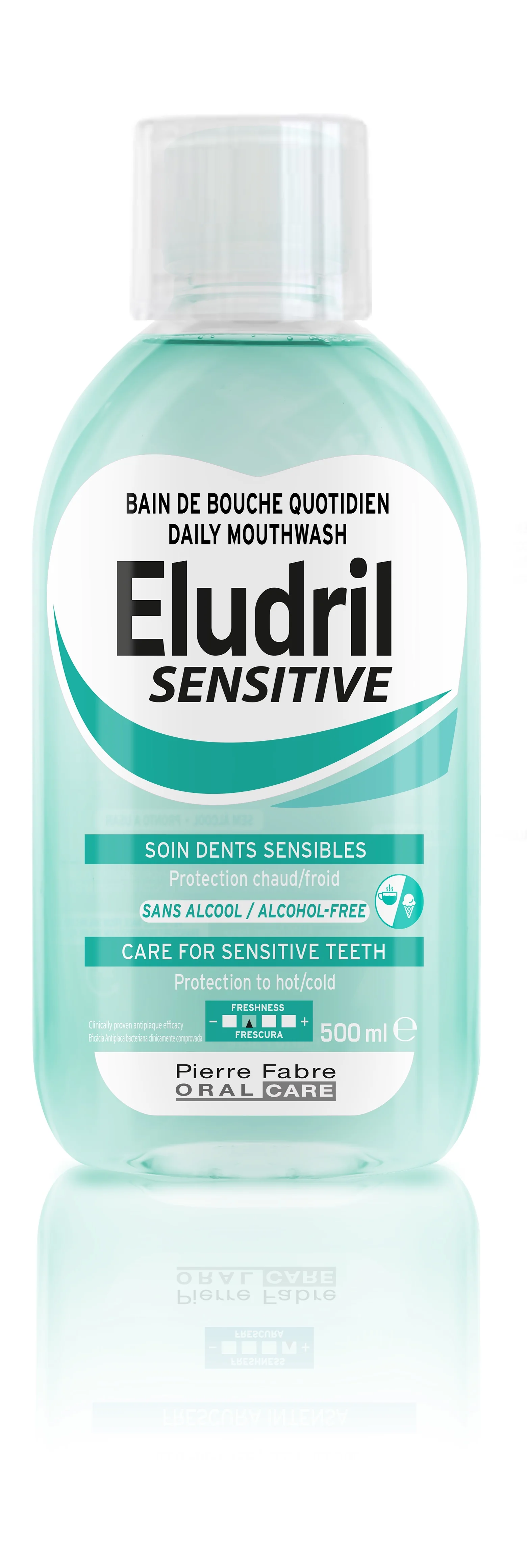 Eludril Sensitive, płyn do płukania jamy ustnej, 500 ml