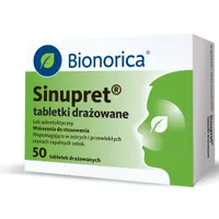 Sinupret, 50 tabletek drażowanych