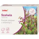 Szałwia Dr.Max, pastylki ziołowe z witaminą C, 24 tabletki do ssania