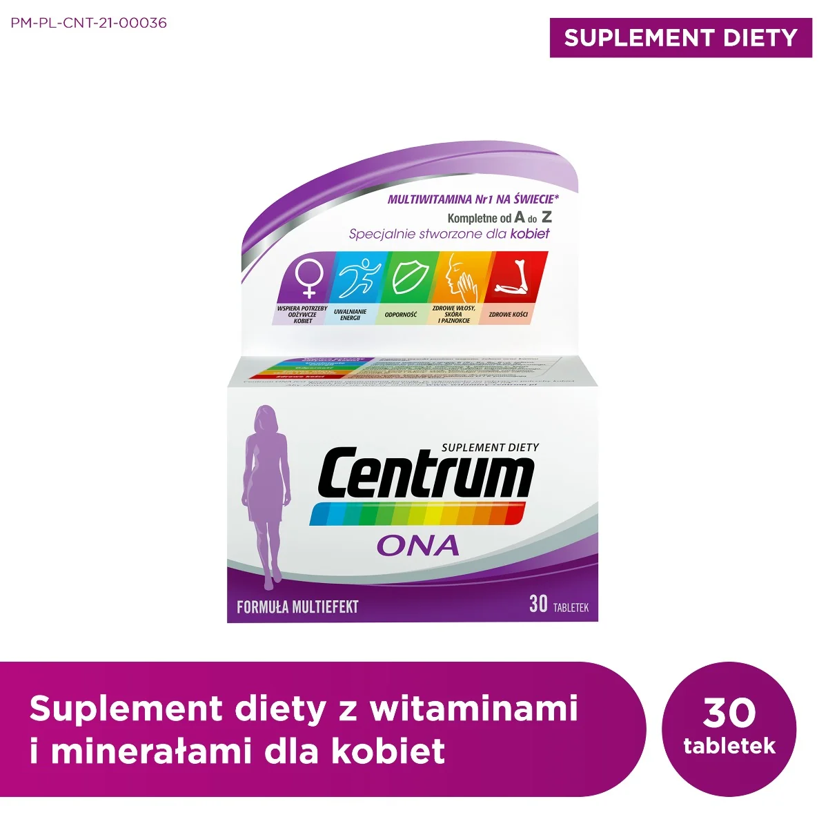 Centrum Ona, suplement diety, 30 tabletek