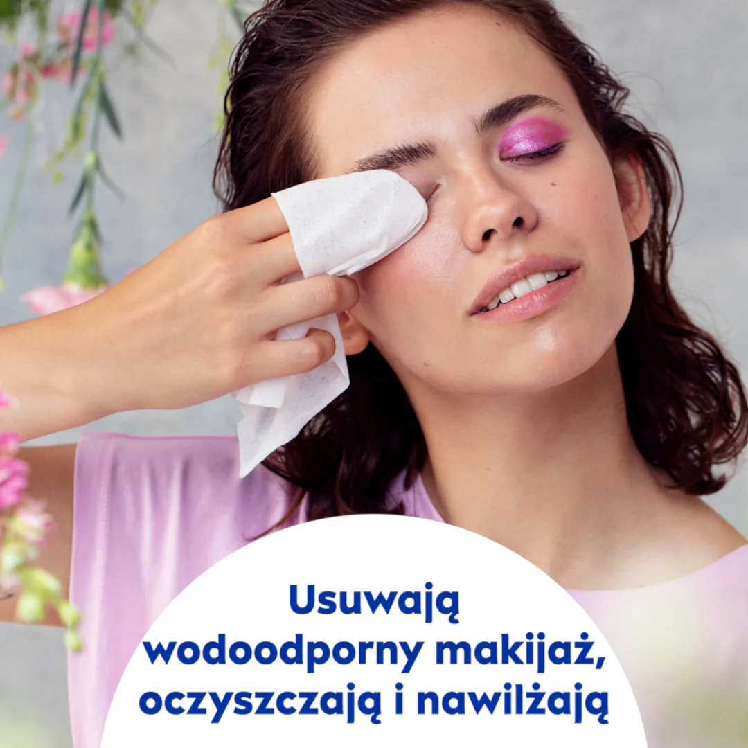 Nivea Nawilżane chusteczki do demakijażu 3 w 1 cera sucha i wrażliwa, 25 szt.